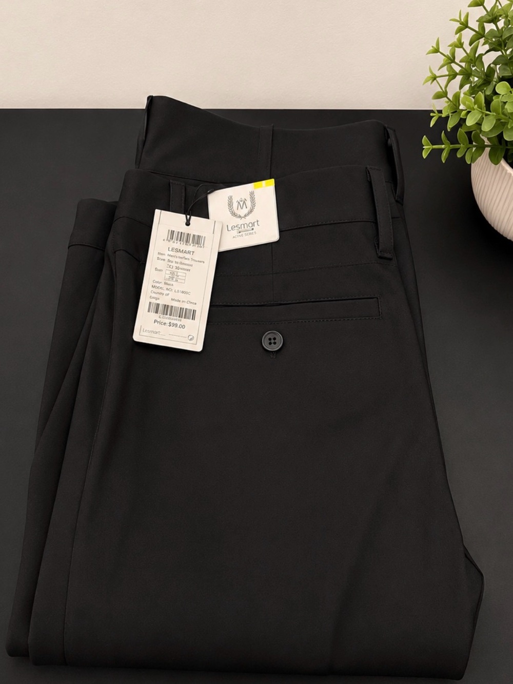 Women’s Black Dress Trousers - Classic Tailored Fit